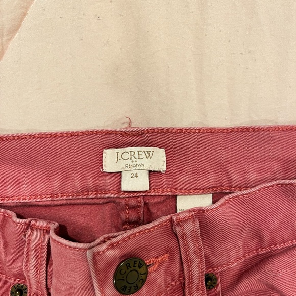 J.Crew Factory Skinny Stretch Pink Jeans- size 24 - Picture 3 of 5